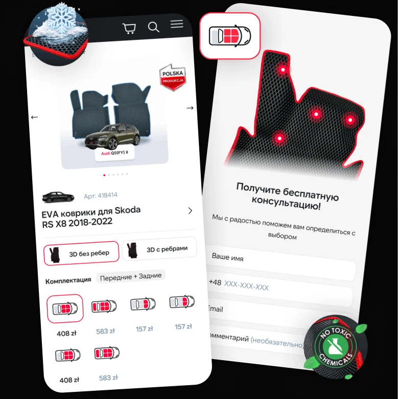 Adaptacja Mobile-First dla kluczowego ruchu — EVAMATS by DigiWay