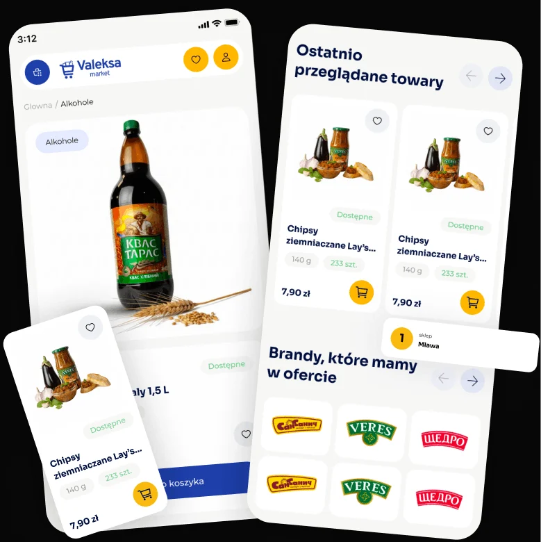 Interfejs karty produktu wagowego i hybrydowego — Valeksa Market by DigiWay