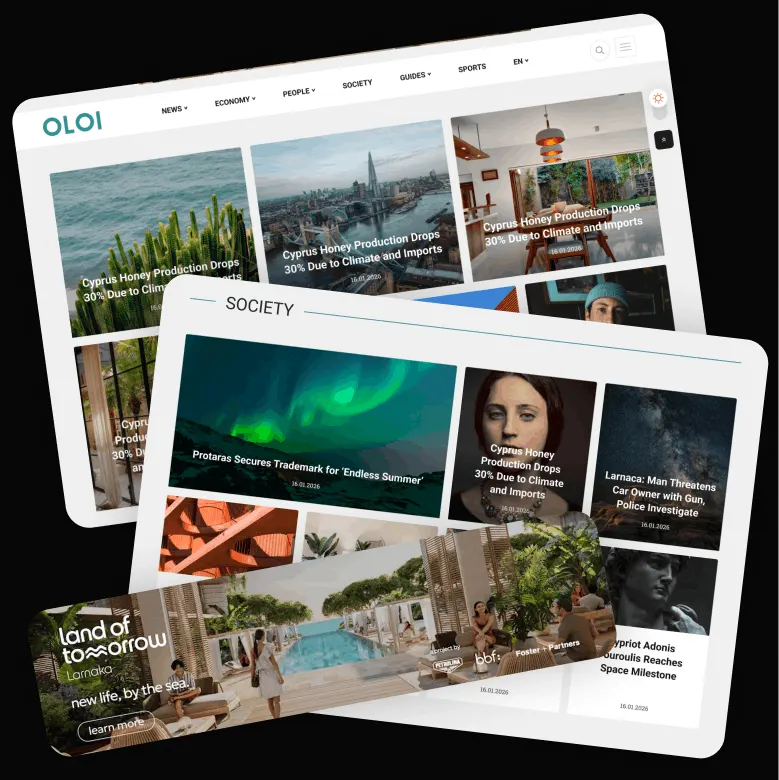 Unifikacja systemu projektowania i modernizacja UI — OLOI.CY by DigiWay
