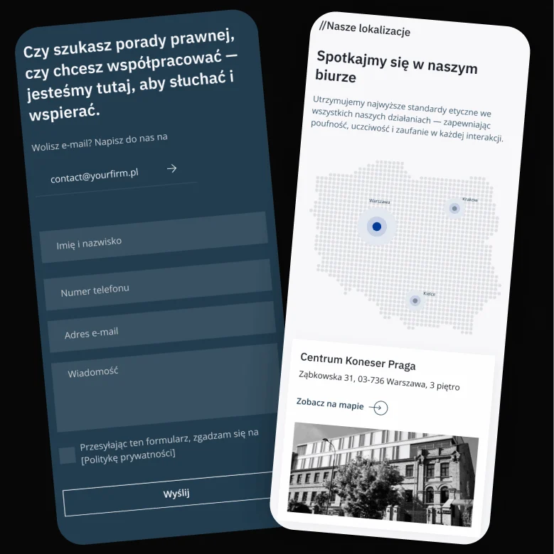 Przeprojektowany formularz rezerwacji — NZ Law, DigiWay